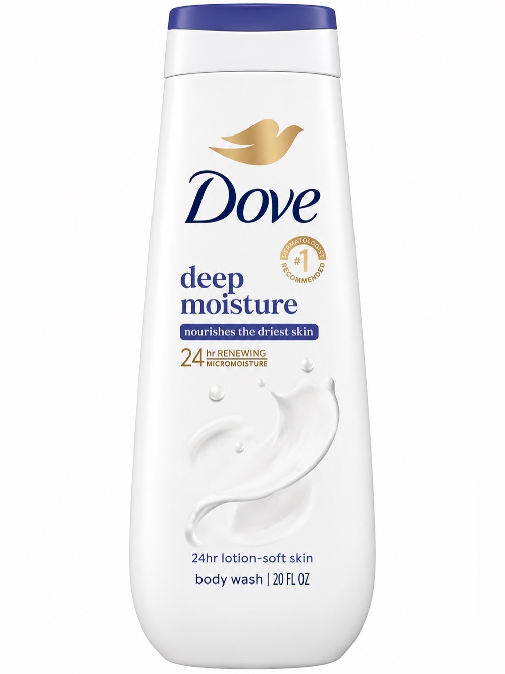 Dove Deep Moisture Body Wash – White